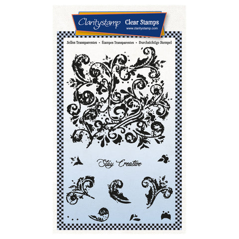 Stay Creative on the Wing Decorator A6 Stamp Set