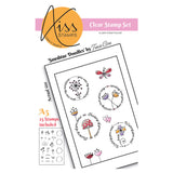 KISS by Clarity - Tina's Sunshine Doodles A5 Stamp Set