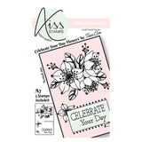 A7 KISS by Clarity - Tina's Celebrate Your Day Flowers Stamp Set