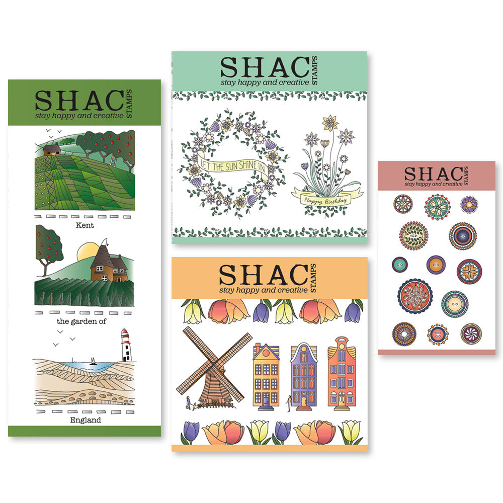 Barbara's SHAC Let the Sun Shine In Complete Stamp & Mask Collection ...