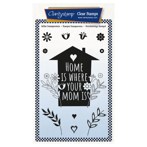 Home Is Where Your Mom Is A6 Stamp Set