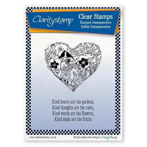 Garden Heart A5 Stamp Set