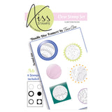 Kiss by Clarity - Doodle Disc Framers A6 Stamp Set