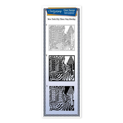 CLEARANCE New York City - Three Way Overlay A4 Slim Stamp Set