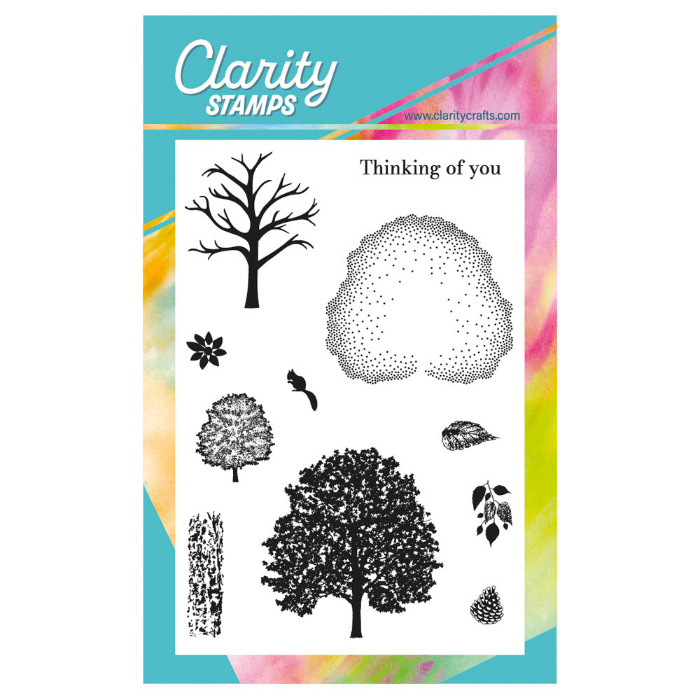 Tree A6 Stamp & Mask Set