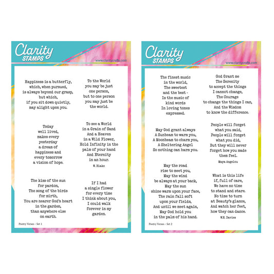 Barbara's Poetry Verses A5 Stamp Collection