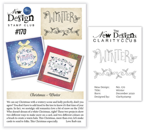 New Design Stamp Club Back Issue - 170 - Winter