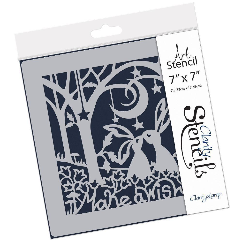 Make a Wish 7" x 7" Stencil