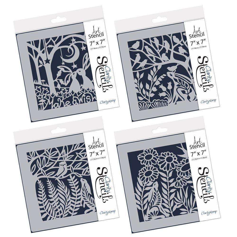 Make a Wish 7" x 7" Stencil Collection