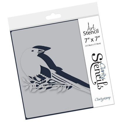 Magpie 3 7" x 7" Stencil