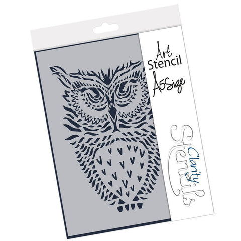 Owl A5 Stencil
