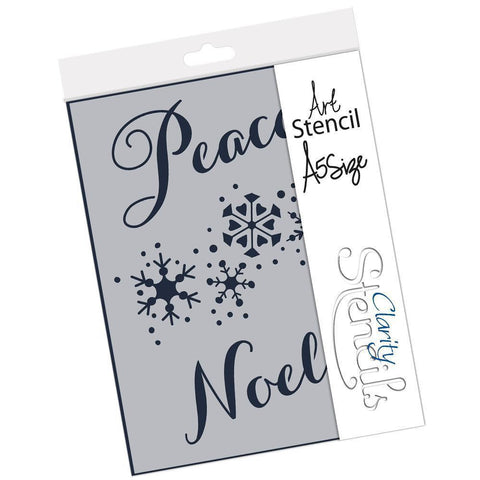 NDSC 06 Peace, Noel & Snowflakes A5 Stencil