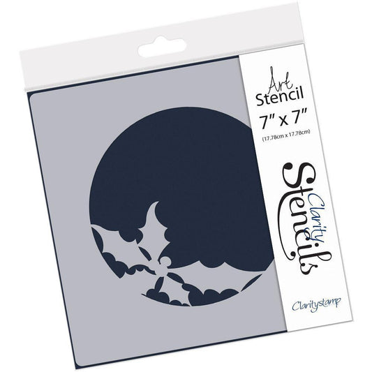 Holly Aperture 7" x 7" Stencil