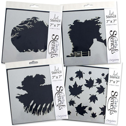 Countryside 7" x 7" Stencil Collection