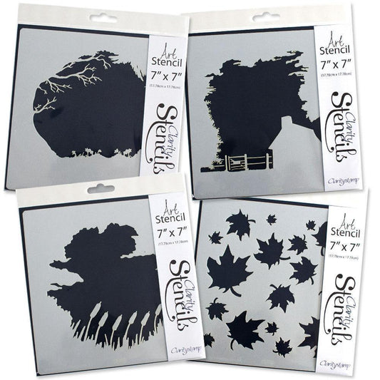 Countryside 7" x 7" Stencil Collection