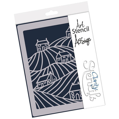 Rolling Hills A5 Stencil