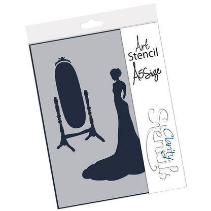 NDSC 04 Mirror Image A5 Stencil