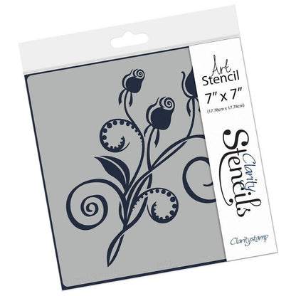 Roseart 7" x 7" Stencil