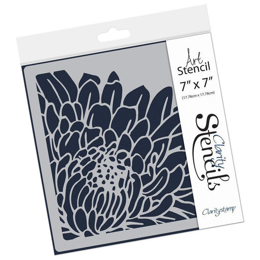 Chrysanthemum 7" x 7" Stencil