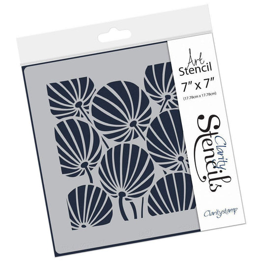 Chinese Lanterns 7" x 7" Stencil