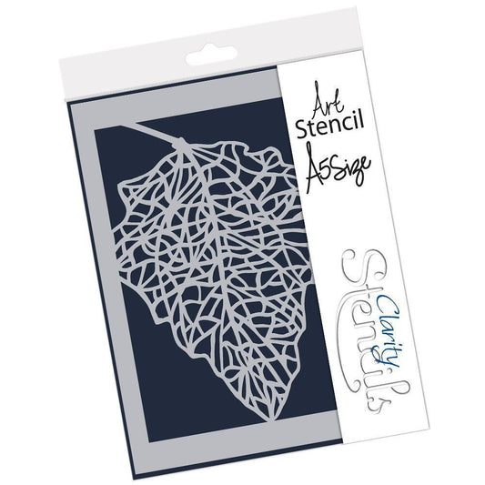 Skeleton Leaf A5 Stencil