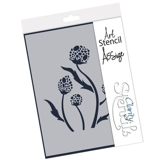 Wild Grasses 1 Stencil A5