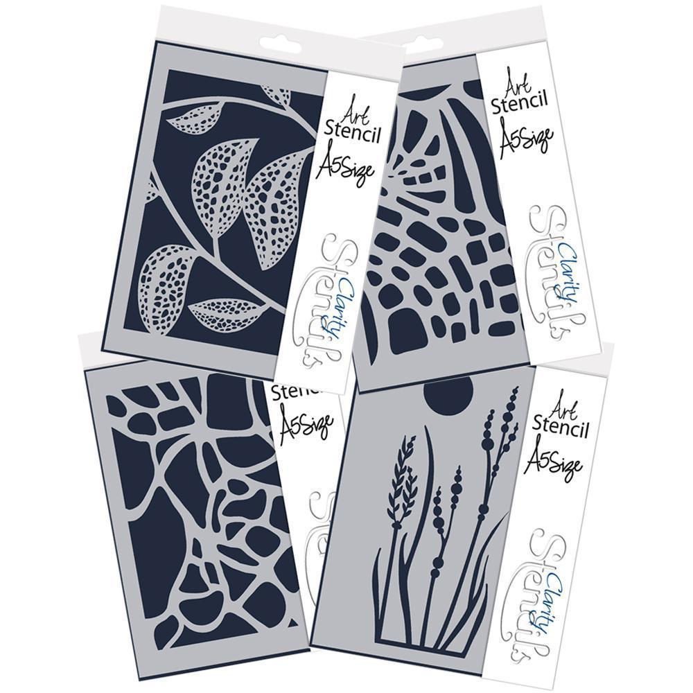 Natural Accents A5 Stencil Collection