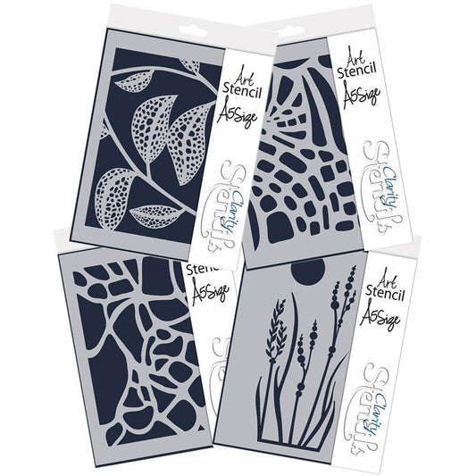 Natural Accents A5 Stencil Collection
