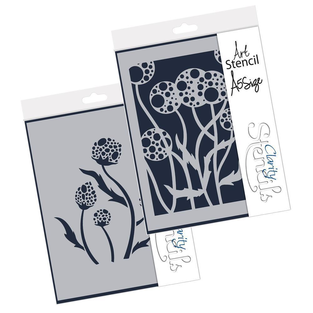 Wild Grasses Stencil Set A5
