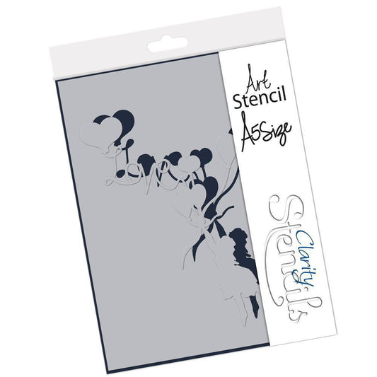 Love Is in the Air A5 Stencil