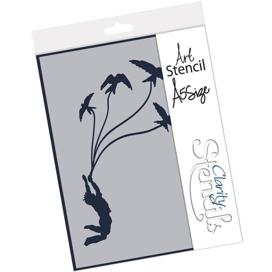Fly Away A5 Stencil