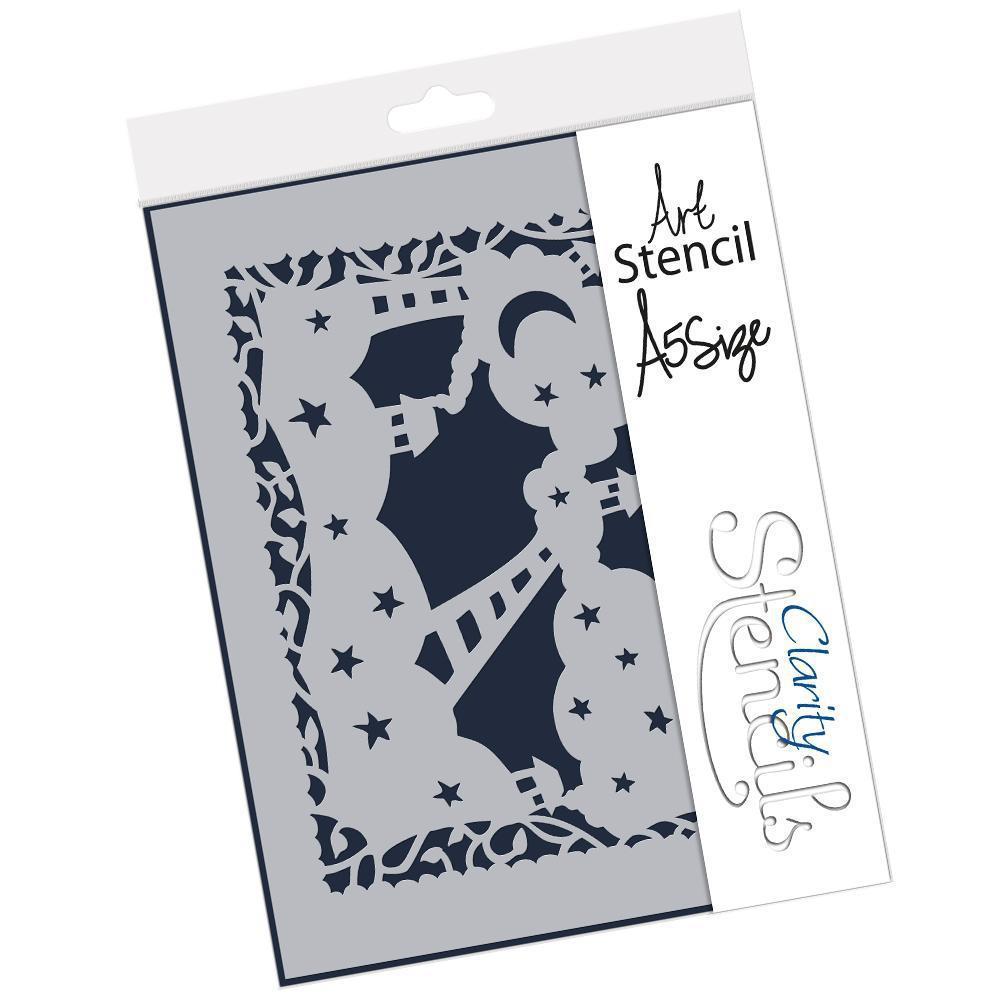 Ani's Folk Art - House of Stars A5 Stencil