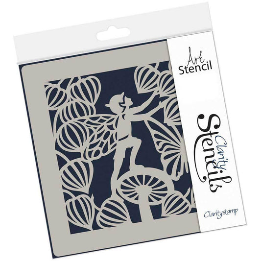 Dewdrop Fairy 7" x 7" Stencil