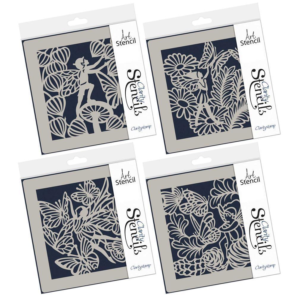 Fairies 7" x 7" Stencil Collection