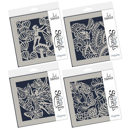 Fairies 7" x 7" Stencil Collection