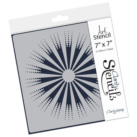 Sunshine 7" x 7" Stencil