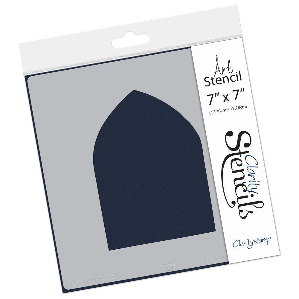 Arch Frame 7" x 7" Stencil
