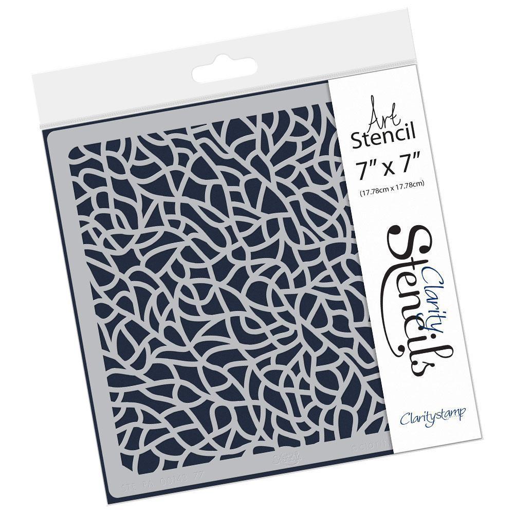 Tangle 7" x 7" Stencil