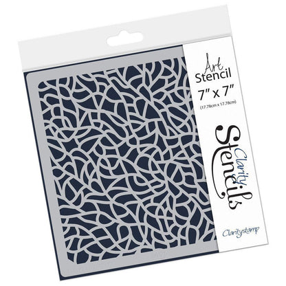 Tangle 7" x 7" Stencil