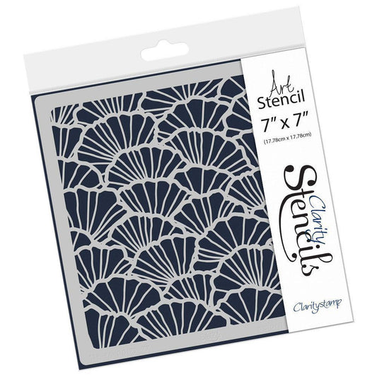 Ginkgo Pattern 7" x 7" Stencil