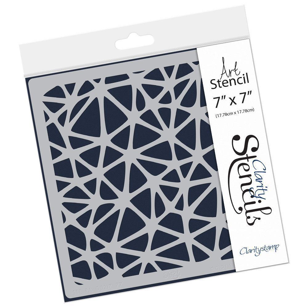 Webbing 7" x 7" Stencil