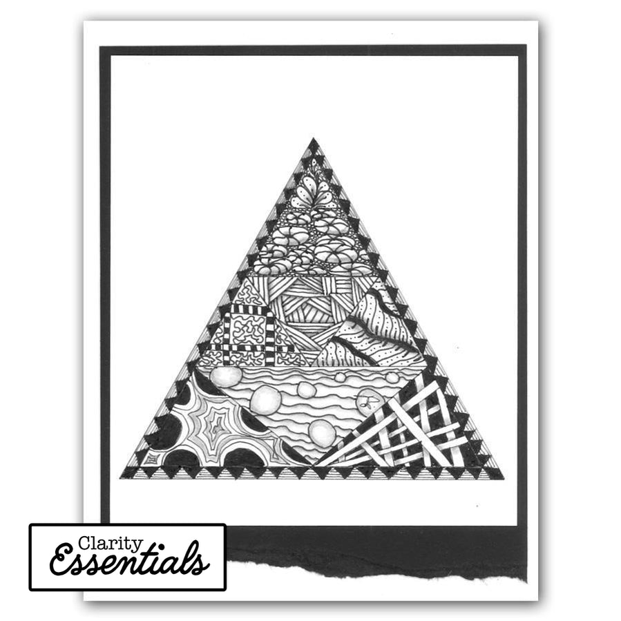 Simple Shapes 2 7" x 7" Stencil Collection