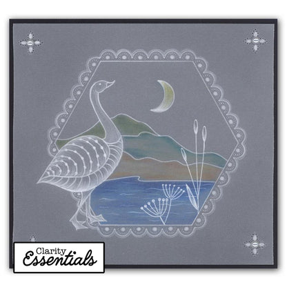 Simple Shapes 2 7" x 7" Stencil Collection