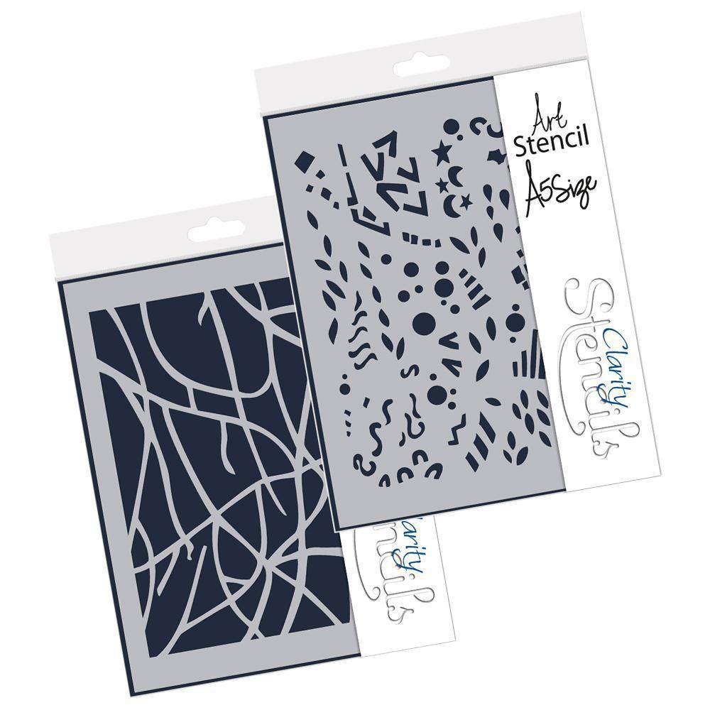 Confetti A5 Stencil Collection