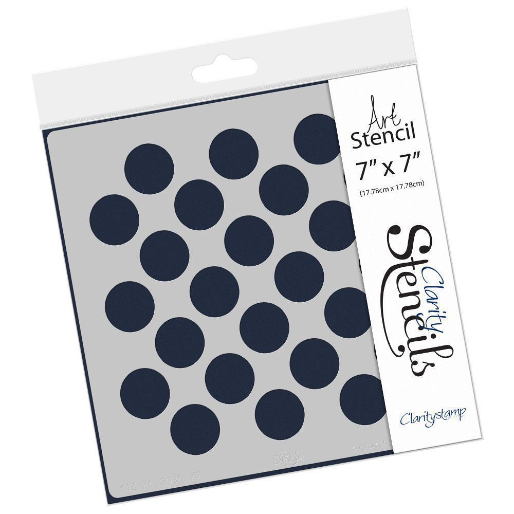 Big Polka 7" x 7" Stencil