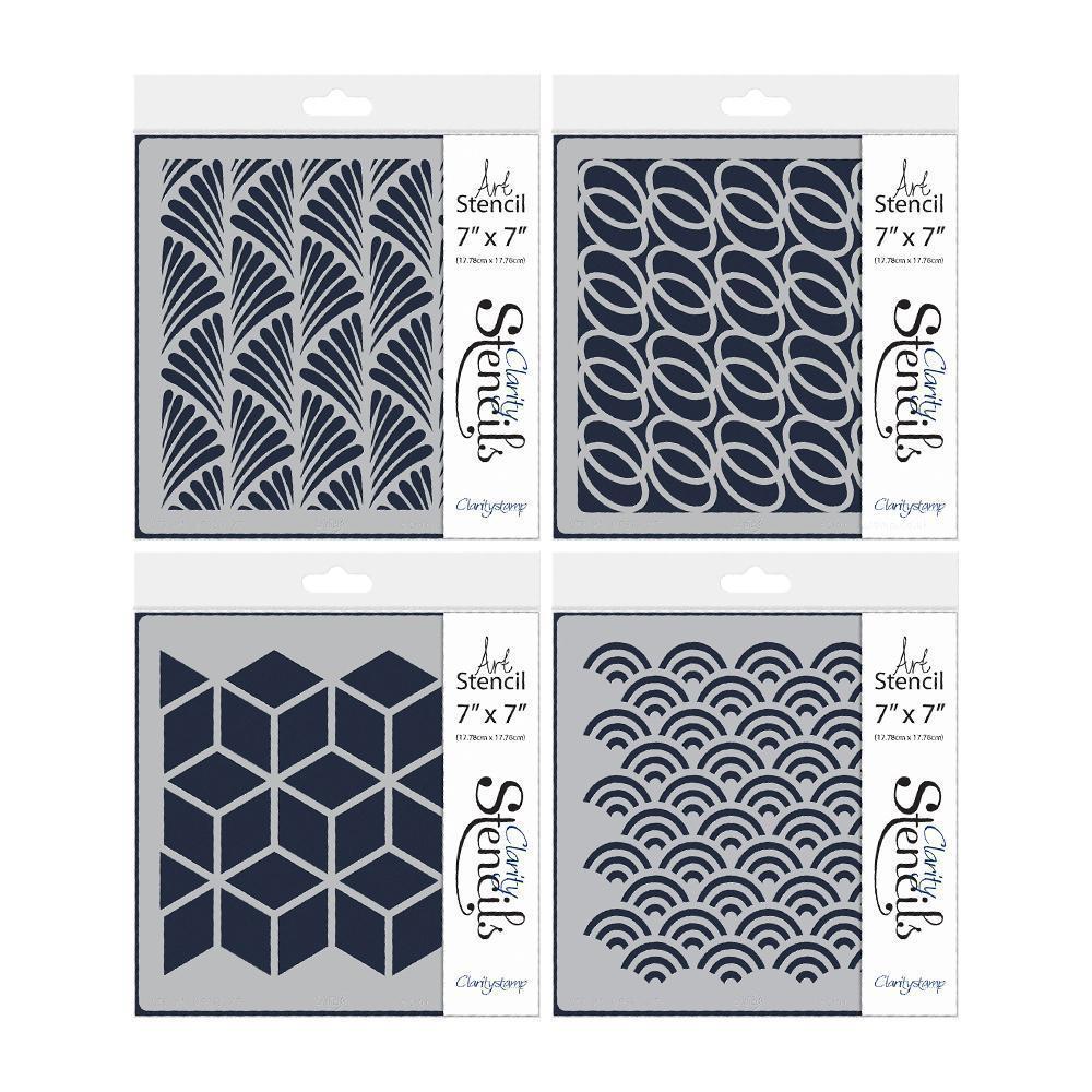 Patterns 7" x 7" Stencil Collection