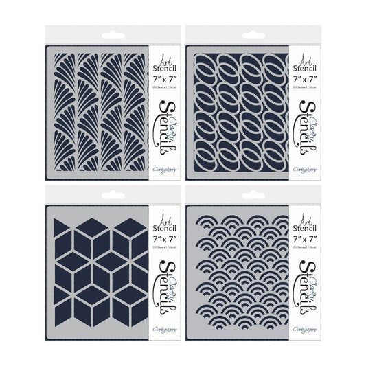 Patterns 7" x 7" Stencil Collection
