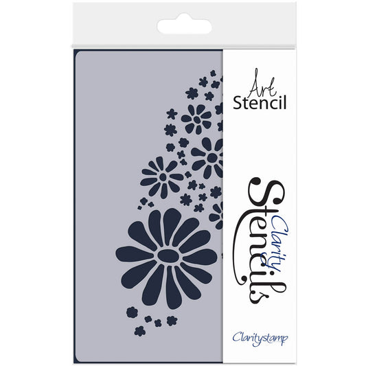 Flower Burst A5 Stencil
