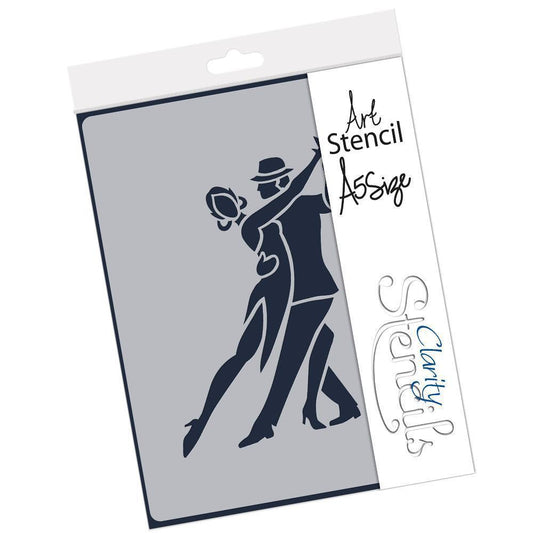 Tango Dancers A5 Stencil