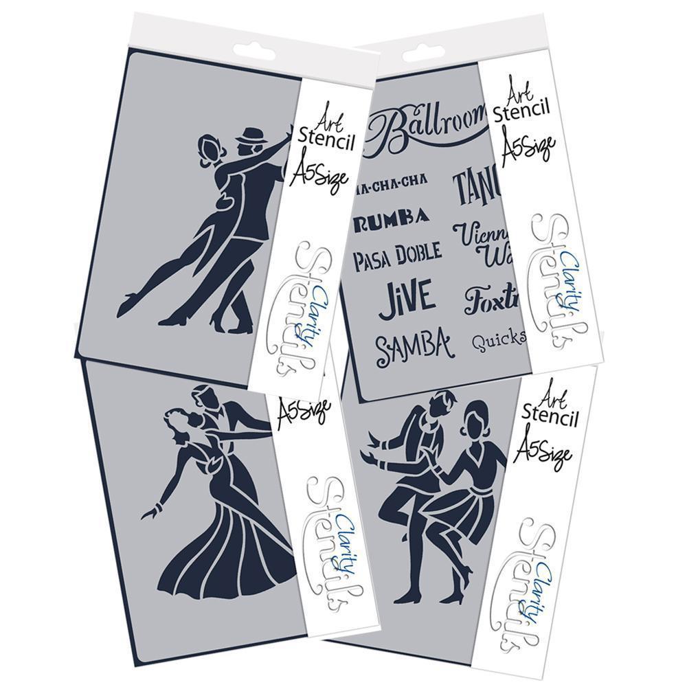 Dancers A5 Stencil Collection